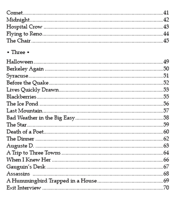 Table of Contents (continued))